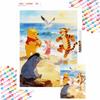 disney winnie the pooh beach friends diamond painting full diamond art kit handmade diy home decoration gift