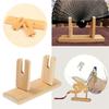 Полезная бамбуковая основа складная подставка для ручного веера подставка для демонстрации ручного веера украшение для дома держатель для демонстрации