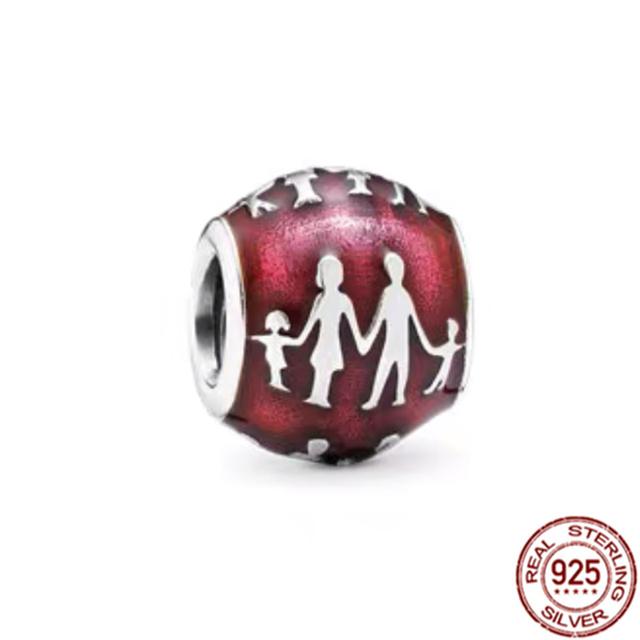 Подвеска-клипса, подвеска из стерлингового серебра 925 пробы, подходит для браслета, женский ювелирный подарок, красочный единорог, радуга