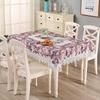 Pastoral Style Light Luxe Digital Print Retro Tablecloth for Living Room Decor
