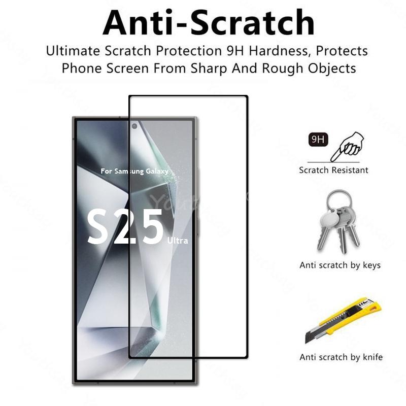 Для Samsung Galaxy S25 Ultra Защитное стекло для экрана Защитная пленка HD для камеры Samsung S25 Ultra Закаленное стекло S25 Ultra Стекло S25 Ultra
