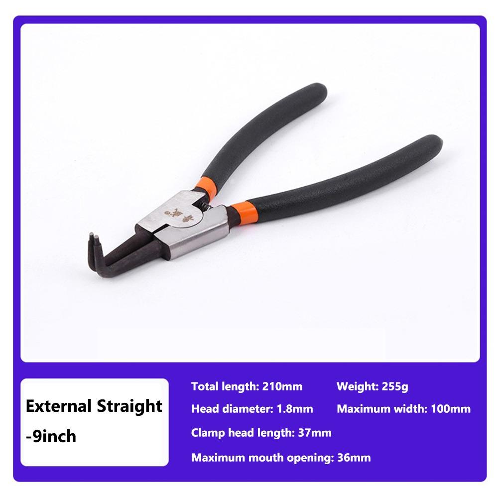 Hand Tool Snap Ring Pliers High Carbon Steel Snap Rings Puller Fishing Tool