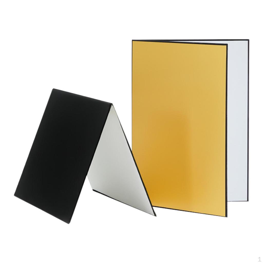 2 шт. светоотражателей для фотографий из картона, складные, многофункциональные, вращение на 360°