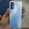 Заднее стекло для OPPO Reno 6 5G задняя крышка батарейного отсека корпус задней двери с запасными частями для объектива камеры