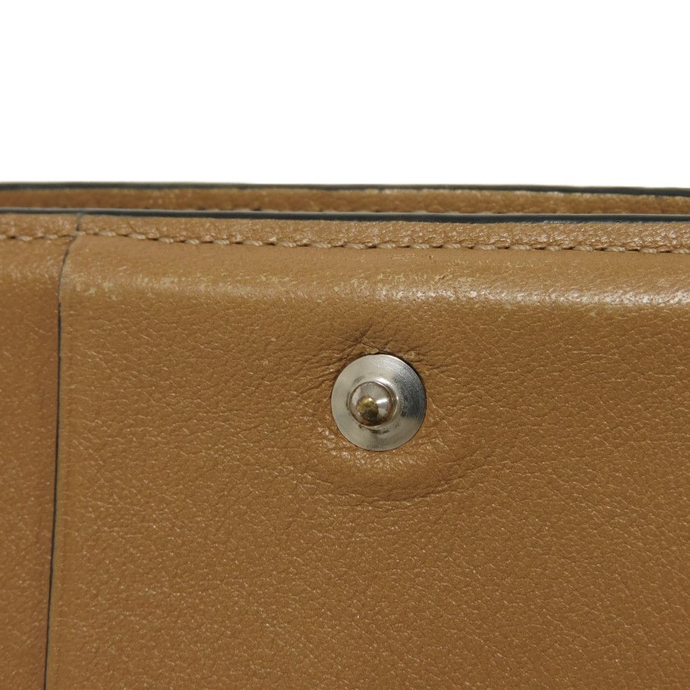 Used 12695 Trifold Wallet C660TR2X03 7942 Pastel Marble Green Ash Gray Brown Anagram Unisex from Japan AUTHENTIC