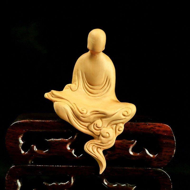 Аксессуары для украшения дома Резьба по дереву Усян Будда орнамент Креативные резные украшения Дзен 1 шт.