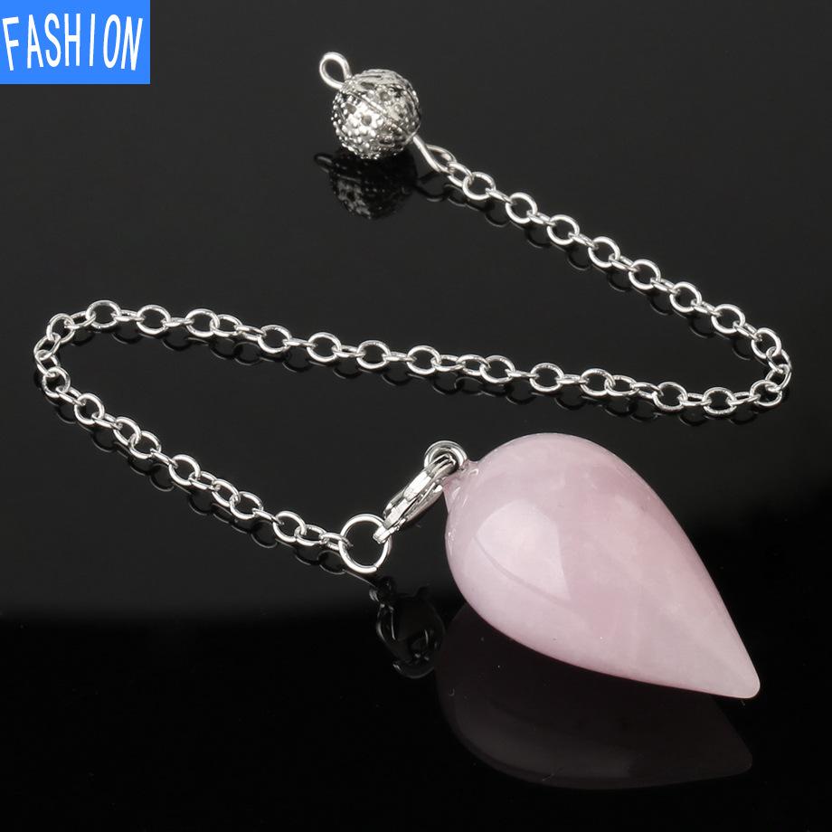 Капля воды, аметист, персонализированная универсальная независимая упаковка, подвеска-маятник из натурального кристалла