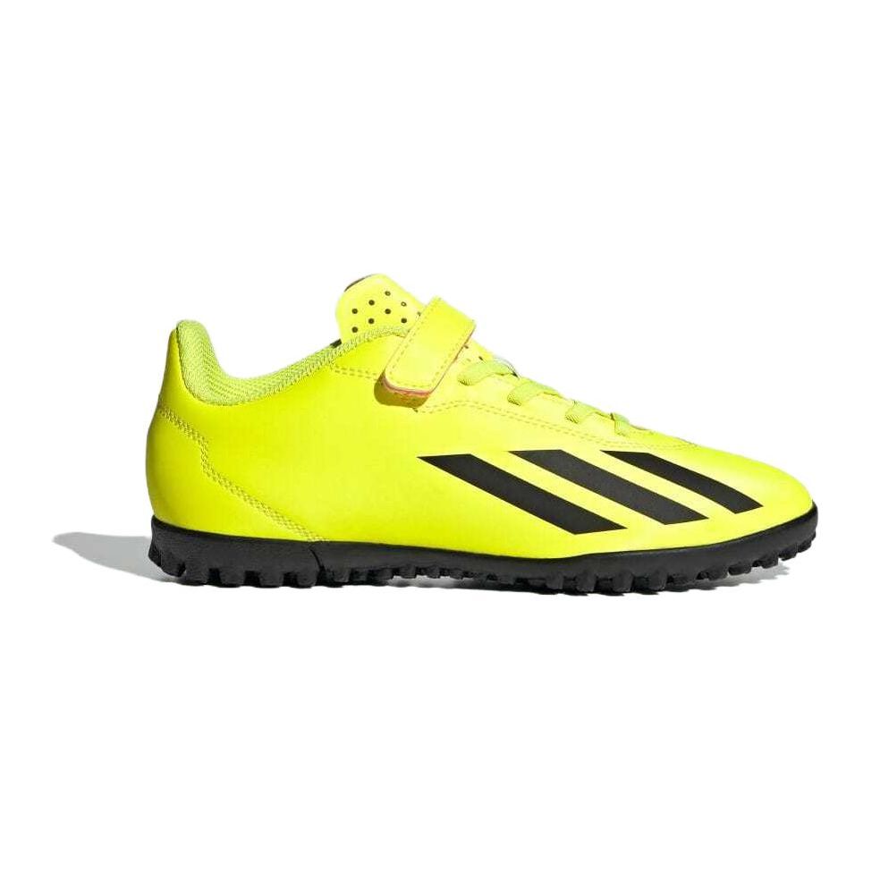 Adidas X Crazyfast Club Artificial Turf Shock Absorbing Durable Low Top Soccer Shoes Kids Soccer Shoes Yellow IF0716