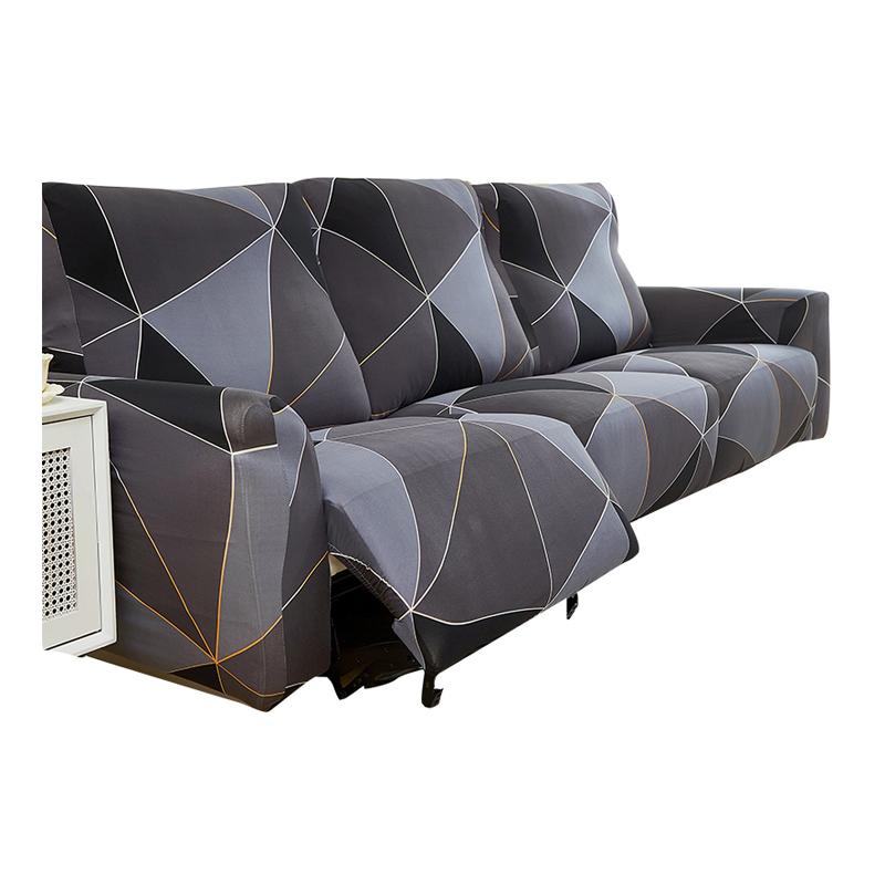 1/2/3 Seats Stretch Floral Recliner Cover Split Relax All-Inclusive Chair Cover Lounger Couch Sofa Armchair Slipcovers