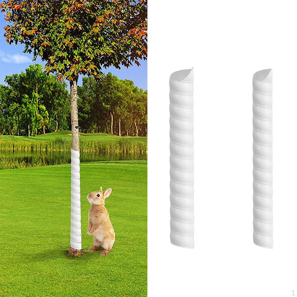 2 Pack Portable Heavy Duty Tree Trunk Protectors, Protect From Deer, Animals, Lawn Mowers, String