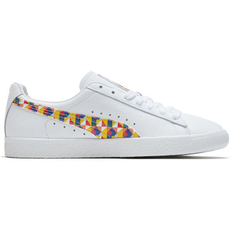 Puma Clyde Graffiti Ретро Повседневные Кроссовки Унисекс Кроссовки Разноцветные 370001-01