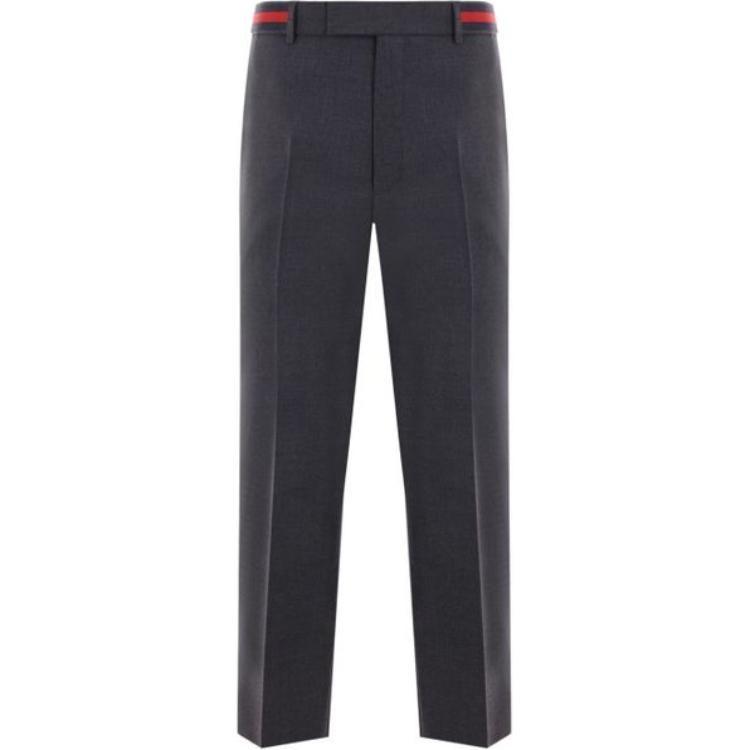 Gucci Брюки из твиловой тесьмы с деталями 751788-ZAMII-1168
