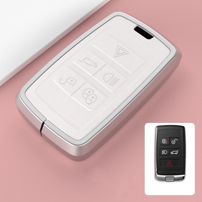 Чехол для ключей из кожаного сплава, защитный чехол для Land Rover Range Rover Discovery 5 Sport, брелок для ключей JAGUAR XE XF XJ F PACE