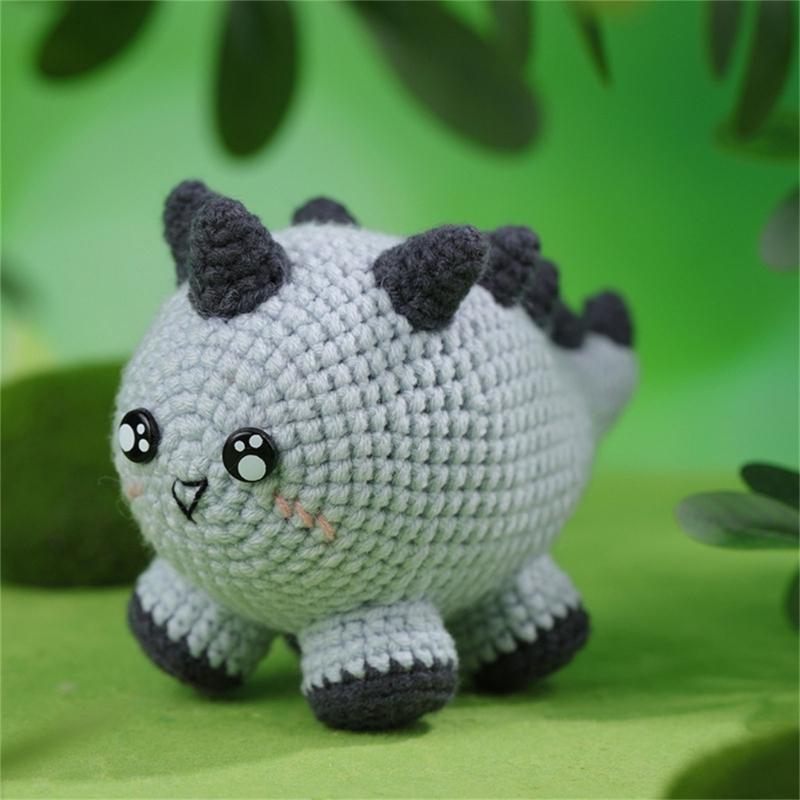 DIY Animals Crochet Starter Kits Plant Crochet Yarn Set Beginners Crochet Kits Learn to Crochet Set by English Video