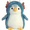 Cute Transforming Penguin Plush Toy In Dinosaur Costume  7.87 Inches Soft Stuffed Animal Home Decor Accent  Gift for Friends