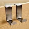 House & Kitchen Store 2PCS Stainless Steel Home Kitchen Wall Door Hook Hanger Hanging Coat Hooks Holder