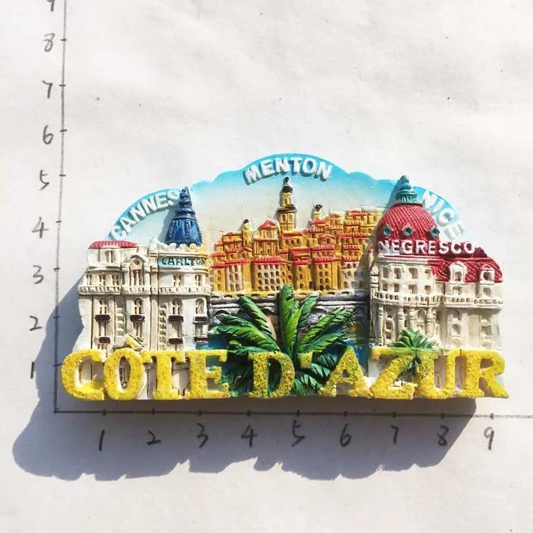 France Travelling Fridge Stickers Provence Menton Lyon Tourism Souvenirs Fridge Magnets Wedding Gifts Home Decoration Crafts