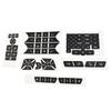Car Stickers Decals For Mercedes 2007-2014 Repair Button Door Steering Climate Control A/C Windo W Radio Stickers