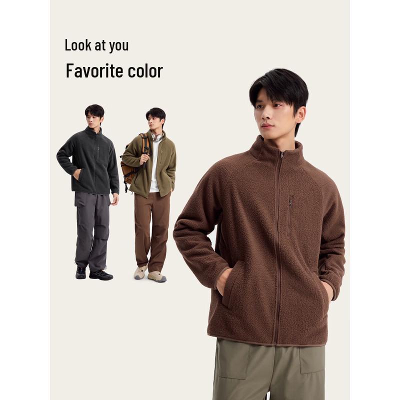 VVC Men's Fleece Zippered Outdoor Jacket