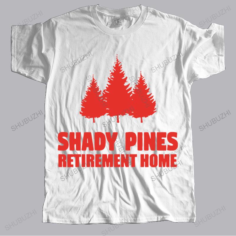 Shady Pines RetireUnisext Home T shirt Unisex cotton tops summer tee shirt fashion shubuzhi present for Unisex unisex oneck teeshirt
