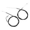 Комплект тросов газа и сцепления ПВХ Сталь Высокая прочность для 49cc 66cc 80cc Моторизованный велосипед