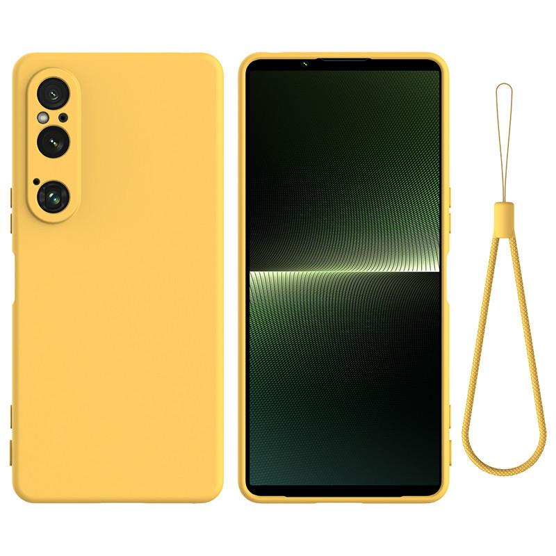 Для Sony Xperia 1 VI 10 VI Чехол ELVEV Ударопрочный Жидкий Силикон Защитная Крышка для Телефона