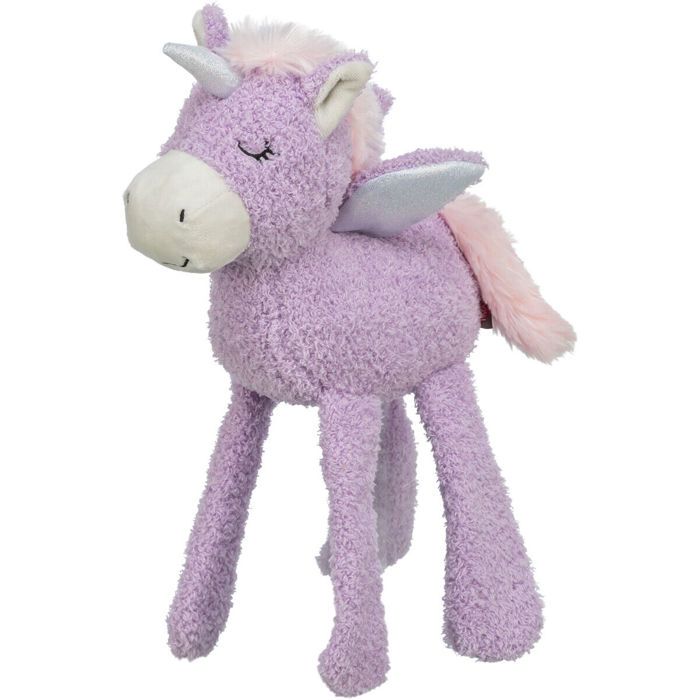 Jouet peluche - TRIXIE - Licorne - Violet - Doux - Résistant