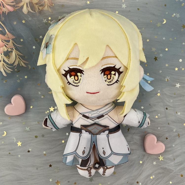 20 см Genshin Impact мягкая кукла Лини Ноэль Казуха Янтарь Сяо плюшевые игрушки Tartaglia аниме Clorinde Kunikuzushi вещи плюшевые куклы Рождественский подарок