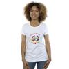 Disney Womens/Ladies Mickey Mouse Mickey Minnie Christmas Cotton T-Shirt