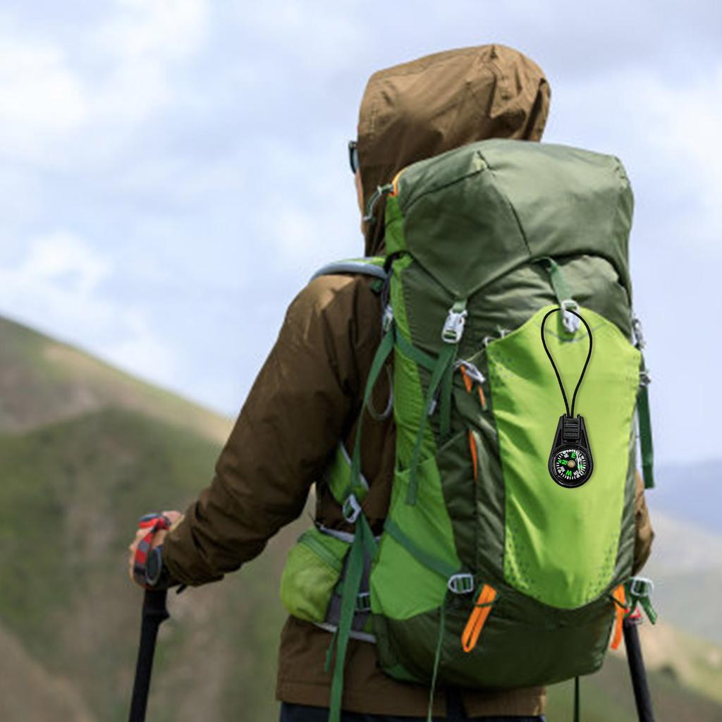 Портативный компас Landyard для альпинизма, указательный компас для навигации на открытом воздухе, для кемпинга, пешего туризма, карманный компас, прочный