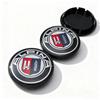 4pcs Alpina Logo Emblem Badge Car Wheel Center Caps 65MM Clips 56MM Wheels Hub Cap Rim Hubcap Dust Cover Replace Car Accessories