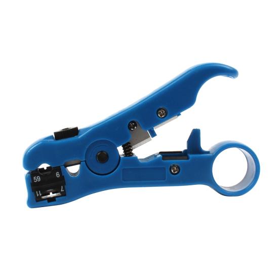 Multifunctional RG-59/6/7/11 Coaxial Cable UTP Cat5 Cat6 Wire Cutter Stripper