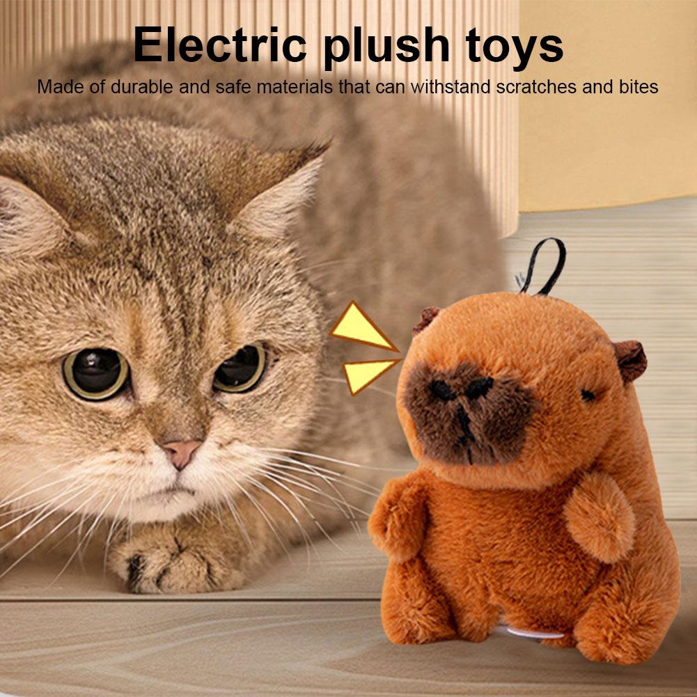 Интерактивные игрушки для кошек Игрушки-пищалки для котят Игрушка для котят Электрическая пищащая имитация птицы для домашних кошек