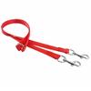 Nylon Double Pulling Head Handle One Drag Two Dog Leash Dogs Hand Holding Rope Durable Pet Dog Leashes Solid Color Pet