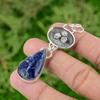 Daughters Day Deal Pear Sodalite Gemstone Engagement Pendant Jewelry 925 Silver