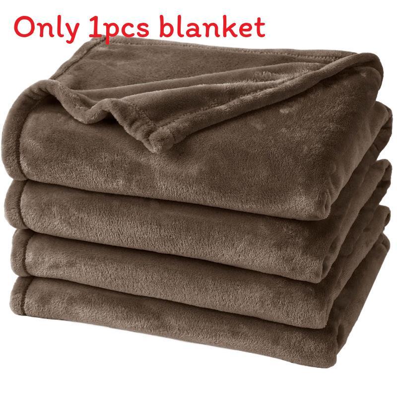 Плюшевое одеяло легкого дизайна для декора гостиной