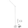12W LED Floor Lamp Stepless Adjustable 3300K‑6500K Brightness Dimmable Detachable Tattoo Lamp White