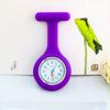Unisex Silicone Gift Lapel Watches with Second Hand Nursing Fob Clip On Nurse Watch
