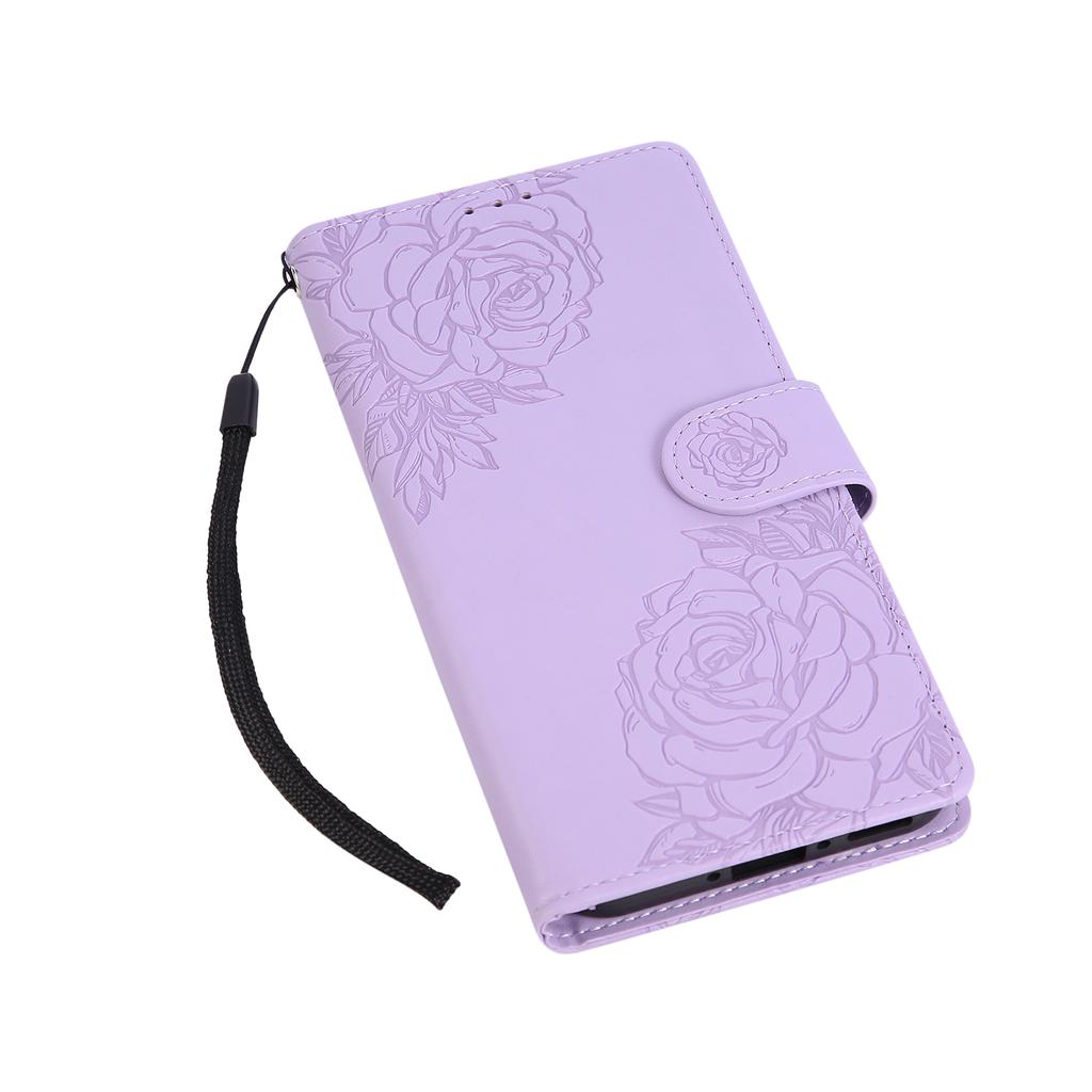 Чехол для Oppo Find X8 Pro 5G, кошелек из искусственной кожи с розовым цветком, чехол для телефона с 3 отделениями для карт/ремешком на запястье