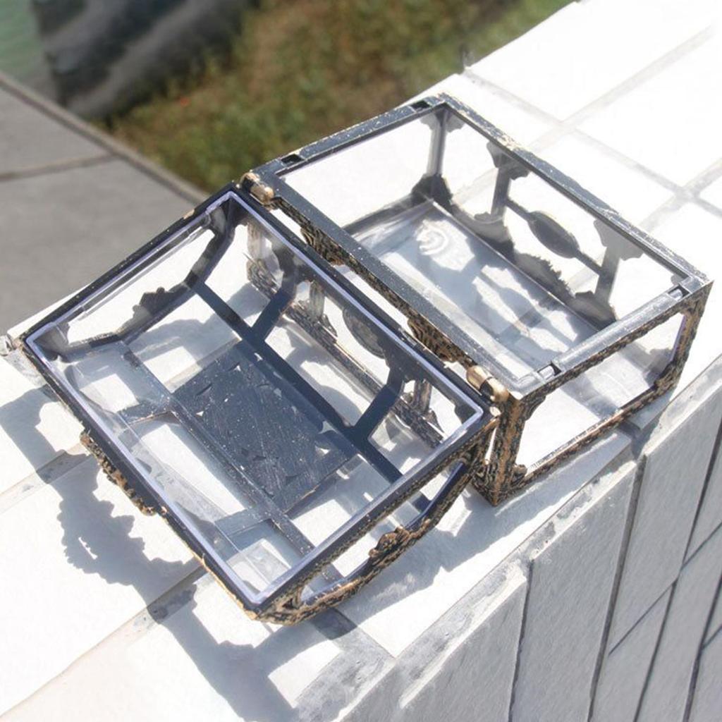 Plastic Transparent Pirate Treasure Box Crystal Gem Jewelry Box Storage Organizer Chest Treasure for Jewelry Gem Trinket Box