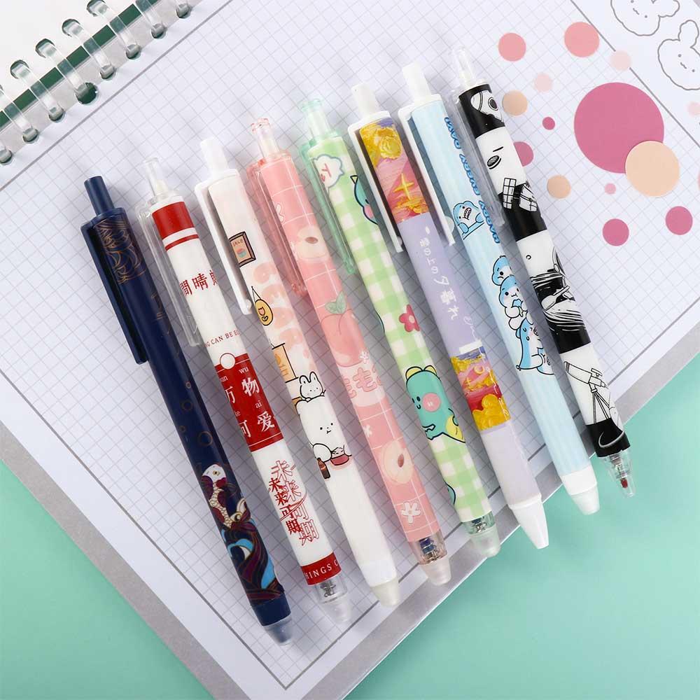 School Supplies 0.5mm Blue Washable Handle for Kids Erasable Pen Student Pen Press Pen Gel Pens