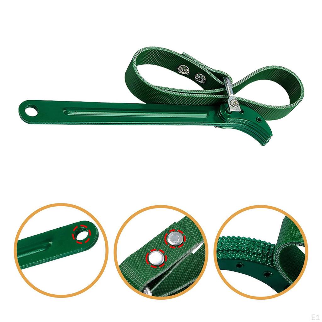 Band Wrench, Pipe Fitting Tool, Non-slip, Opener, Multi-purpose Strap Motor Engine Wrench