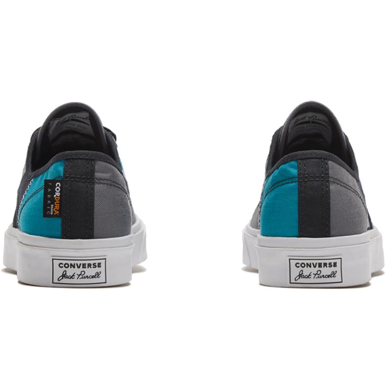 Converse Jack Purcell Круглый носок Шнуровка Низкий верх Канвас Унисекс Черный