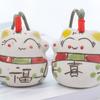 Character Lucky Cat Japanese Style Wind Chime Bag Pendent Hanging Decorations Bell Key Chain