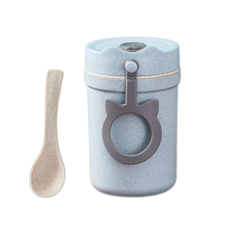 Коробка для бенто из нержавеющей стали, сумка для обеда в микроволновой печи, простая миска для супа, студенческая детская портативная посуда, чашка для молока