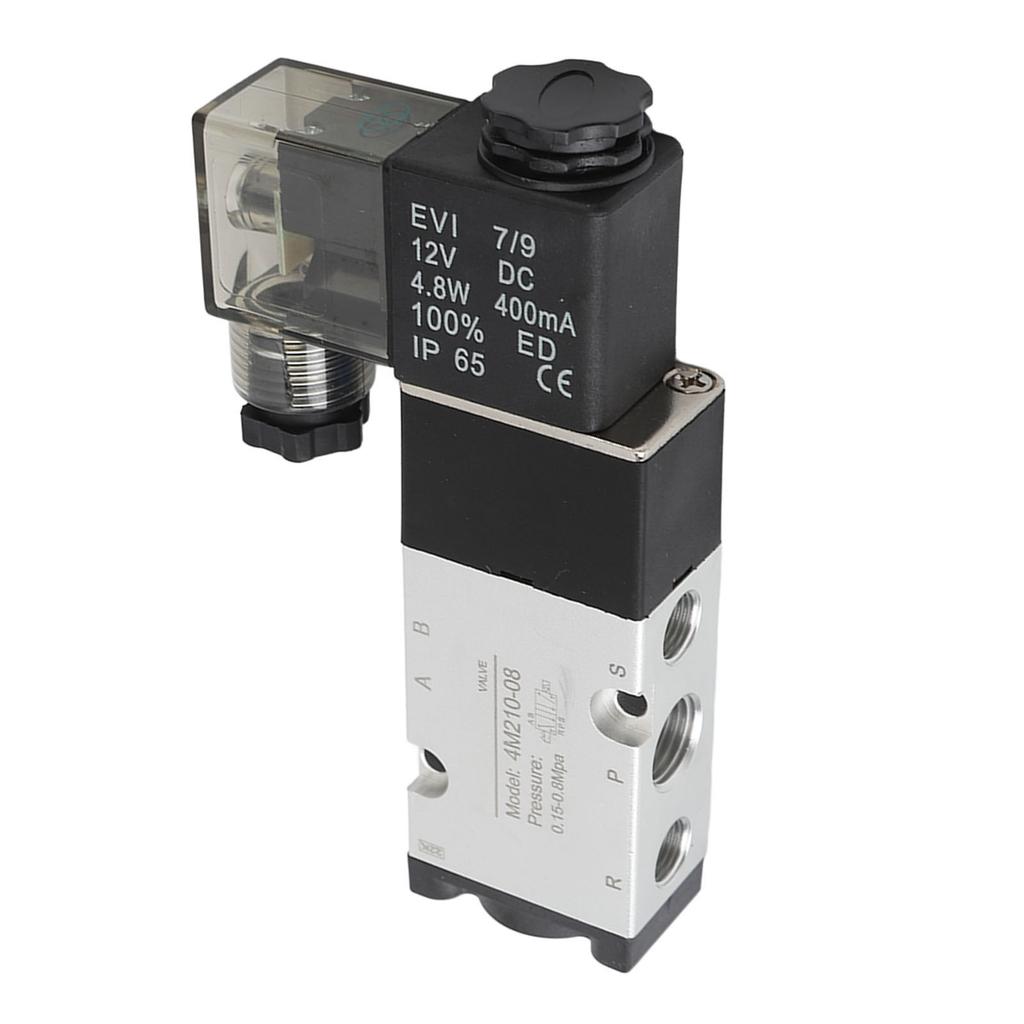 Пневматический электромагнитный клапан 4M210 08 1/8 дюйма резьба NPT Пневматический клапан управления воздухом Электромагнитный клапан DC12V