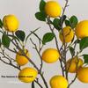 Luxury Artificial Lemon Fruit Green Leaves Simulation Fruit Tree  Restaurant Hotel