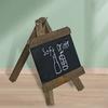 Collapsible Desktop Memo Board Mini Small Wooden Blackboard Erasable Chalkboard  Child-Safe
