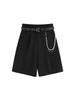2024 Summer Suit Shorts Women Loose High Waist Fashion Casual Drop Feeling Show Solid Wide Leg Straight Shorts For Girls Soft