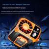 QL High-Speed USB Rechargeable Waist Fan with Large Airflow for Construction Sites